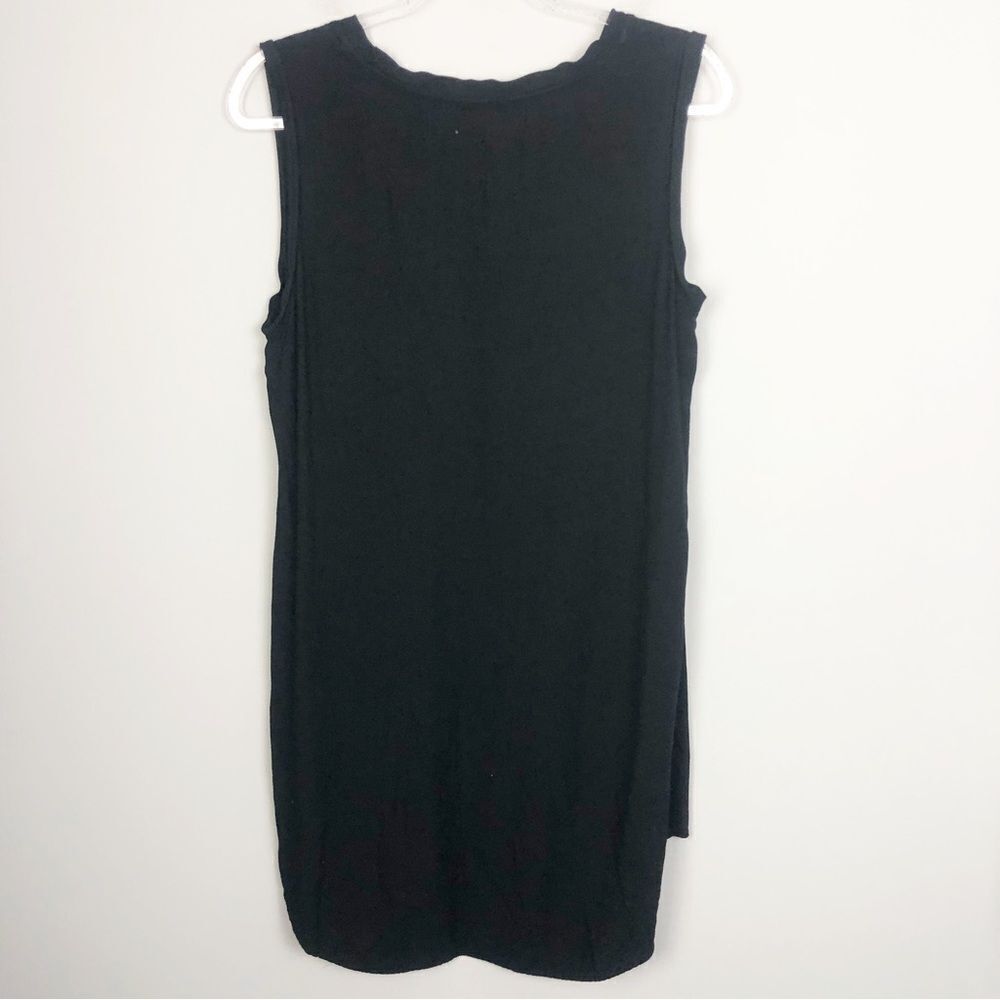 CLOTH & STONE | Black V-Neck Sleeveless Tank Dress Women’s Size Medium - Picture 8 of 8